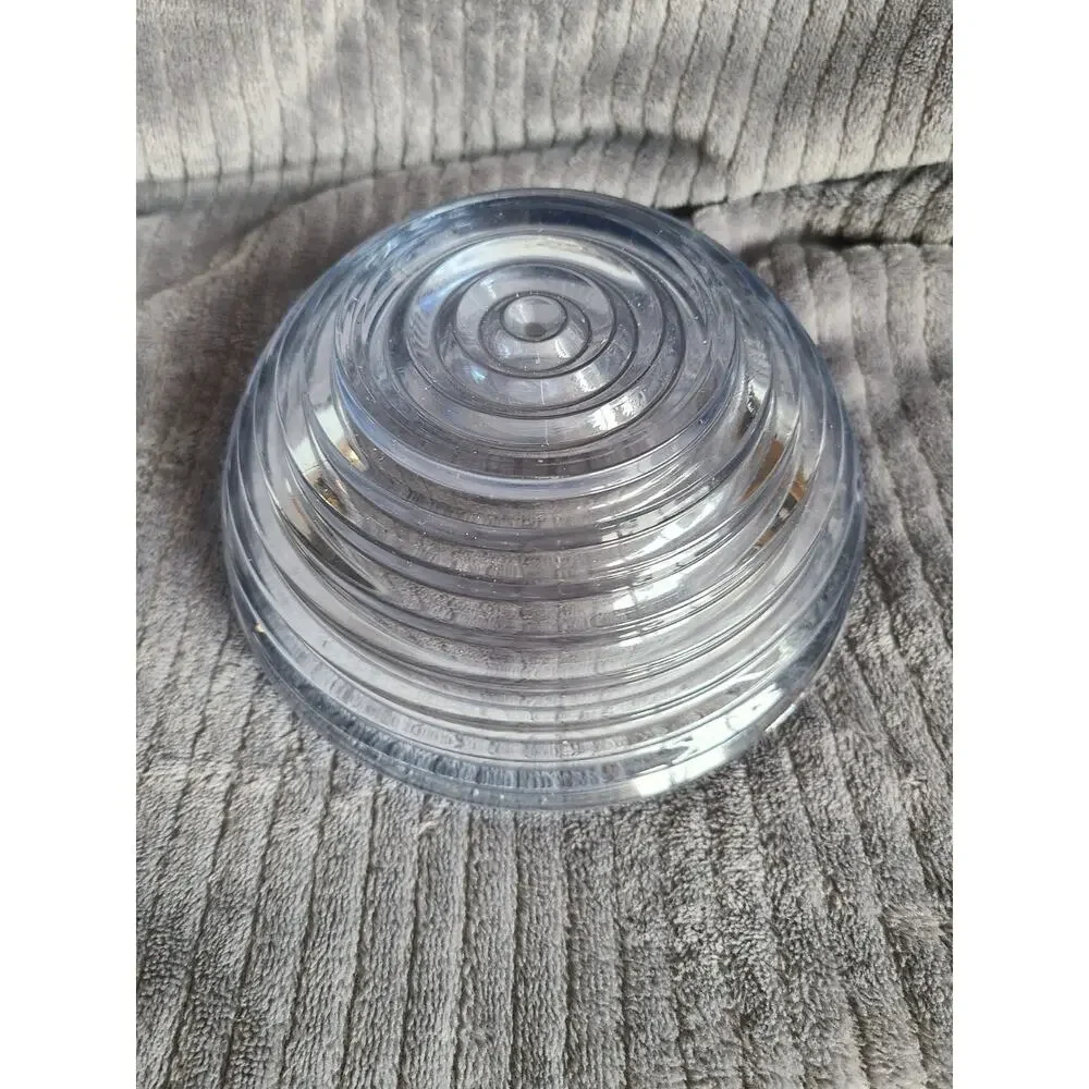 Vintage Anchor Hocking Manhattan ribbed pattern glass 6